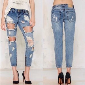 🥄 One Teaspoon Distressed Jeans 🥄